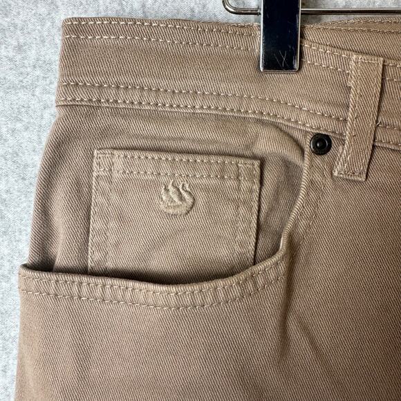 Gloria Vanderbilt Tan Jeans Women’s Size 16 Straight Leg Stretch Casual Comfort - Picture 3 of 11